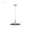 Nuvo Corrine, 14 Inch LED Pendant, Brushed Nickel, 3K/4K/5K CCT Selectable 62/2082 - alternate 6